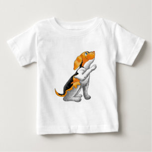 Camiseta Para Bebê telescópio do cão