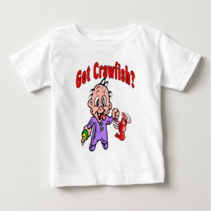 Camiseta Para Bebê Tem Crawfish Baby?