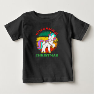 Camiseta Para Bebê tem um natal mágico