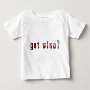 Camiseta Para Bebê tem wino? Bandeira