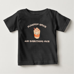 Camiseta Para Bebê Tempero de Abóbora e Tudo de Bom