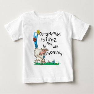 Camiseta Para Bebê Tempo para jogar com a Mamãe2