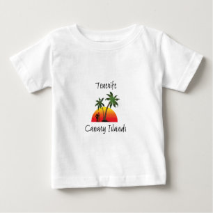 Camiseta Para Bebê Tenerife - Ilhas Canárias