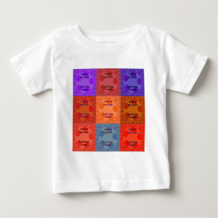 Camiseta Para Bebê Tenha cores de belo dia