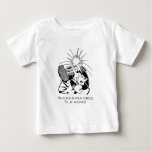 Camiseta Para Bebê Tenha o divertimento em seu compartimento, mim