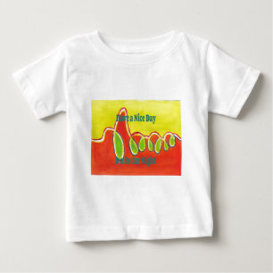 Camiseta Para Bebê Tenha um belo dia e uma noite melhor com gratidão