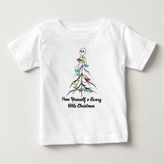 Camiseta Para Bebê Tenha um Natal assustador