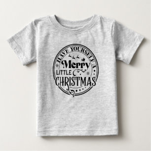 Camiseta Para Bebê Tenha um Natal Feliz