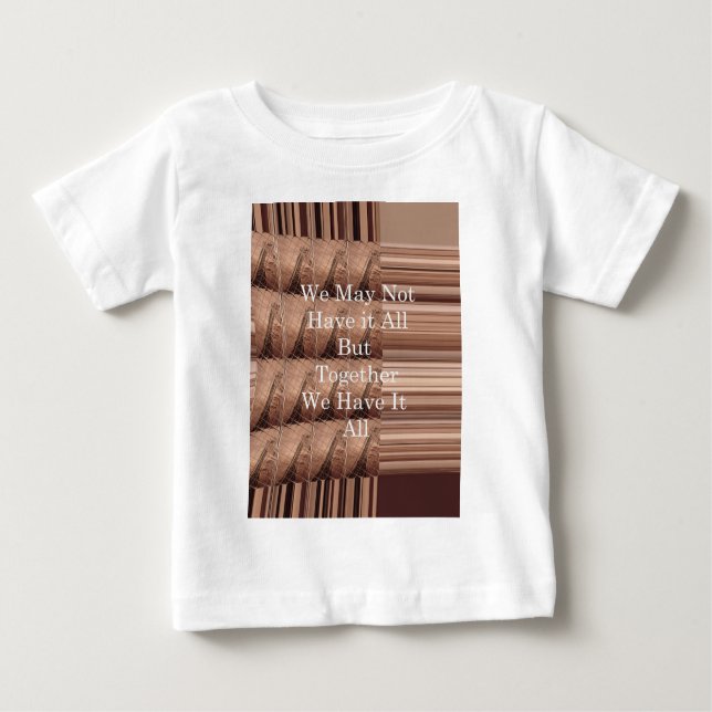 Camiseta Para Bebê Tenham todas as Giraffe Safari Hakuna Matata tão t (Frente)