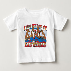 Camiseta Para Bebê Tenho o meu pau em Las Vegas