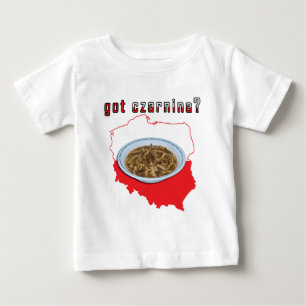 Camiseta Para Bebê Tenho um mapa polonês cznina