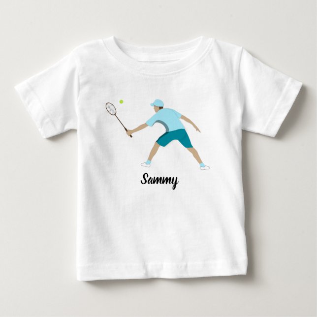 Camiseta Para Bebê Tênis (Frente)
