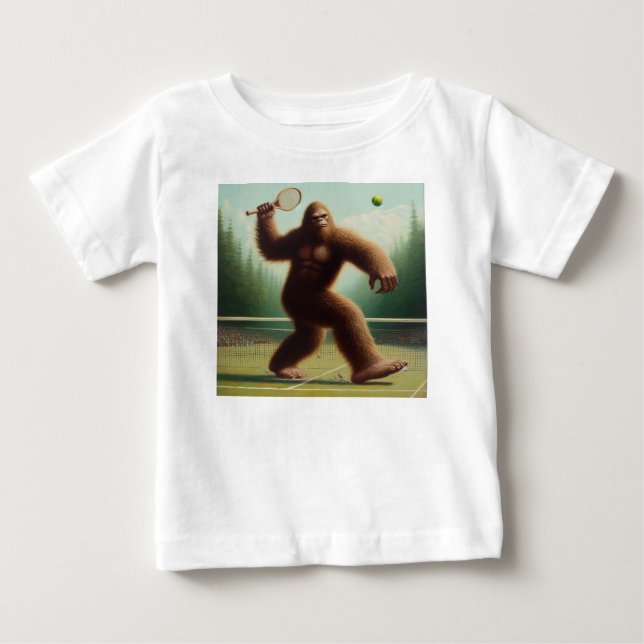 Camiseta Para Bebê Tênis Bigfoot (Frente)