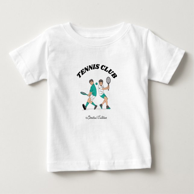 Camiseta Para Bebê Tênis Club (Frente)