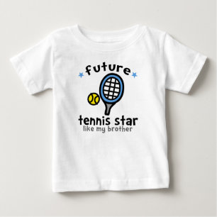 Camiseta Para Bebê Tênis Como Irmão