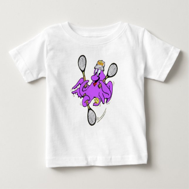 Camiseta Para Bebê Tênis Octopus Baby Jersey T-Shirt (Frente)
