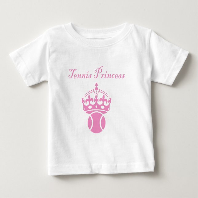 Camiseta Para Bebê Tênis Princess (Frente)
