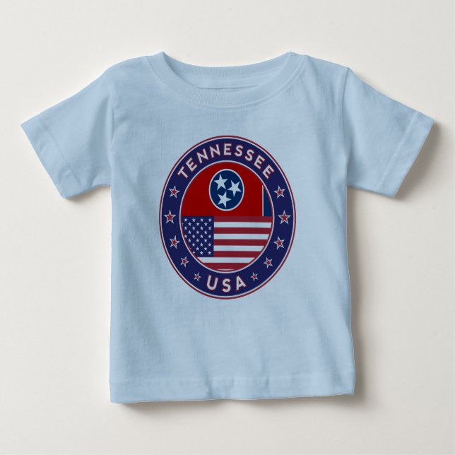 Camiseta Para Bebê Tennessee (Frente)
