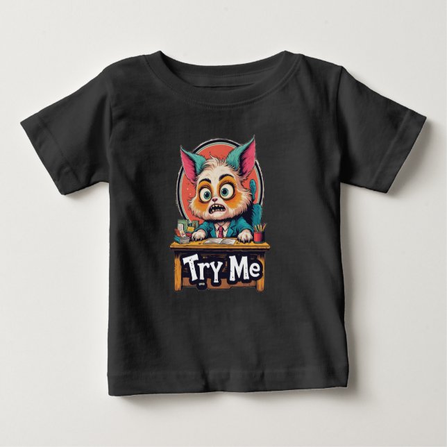 Camiseta Para Bebê Tente-me Tshirt (Frente)