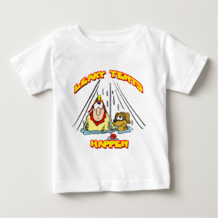 Camiseta Para Bebê Tents De Camping-Leaky