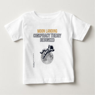 Camiseta Para Bebê Teoria da Conspiração de Moon Landing