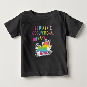 Camiseta Para Bebê Terapia ocupacional pediatra OT