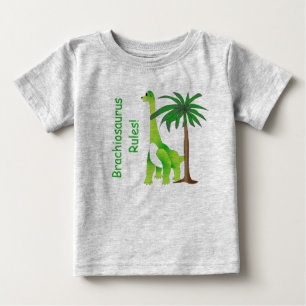 Camiseta Para Bebê Terra dos Dinossauros Dino Fofo