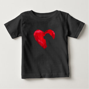 Camiseta Para Bebê Terra Nova Presente para cães dias de os namora