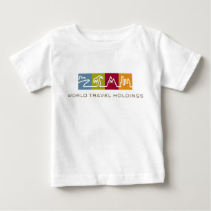 Camiseta Para Bebê Terras arrendadas do viagem do mundo