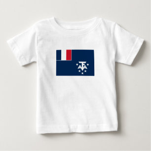 Camiseta Para Bebê Terras Austrais e Antárticas Francesas