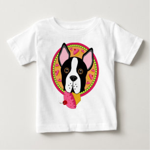 Camiseta Para Bebê Terrier doce
