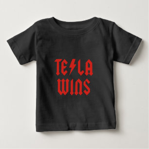 Camiseta Para Bebê Tesla