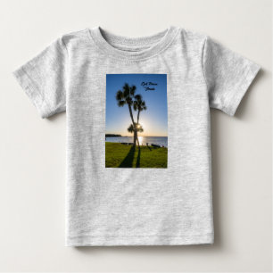 Camiseta Para Bebê Tesoura de Palma Silhouette Toddler T-shirt