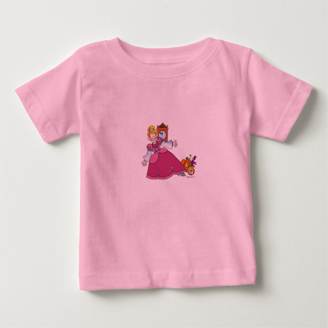 Camiseta Para Bebê Teto de Bebê Cartoon (Frente)