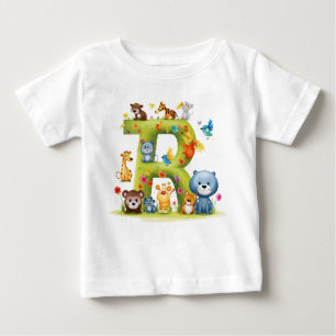 Camiseta Para Bebê Teto de Crianças Personalizadas com Magia R