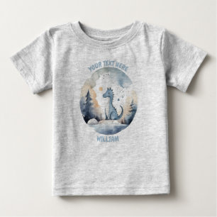 Camiseta Para Bebê Teto Personalizado De Dinossauro Para Bebês