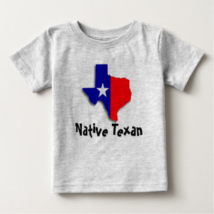 Camiseta Para Bebê Texano nativo