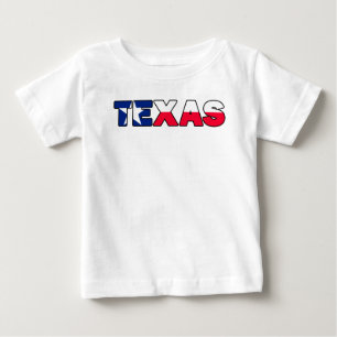 Camiseta Para Bebê Texas