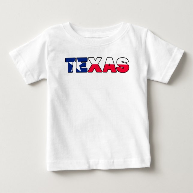 Camiseta Para Bebê Texas (Frente)