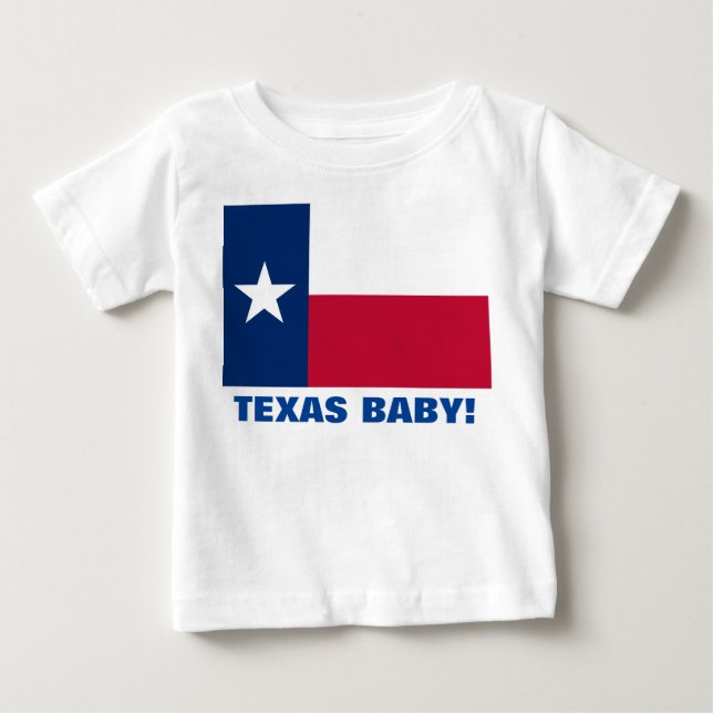 CAMISETA PARA BEBÊ TEXAS (Frente)