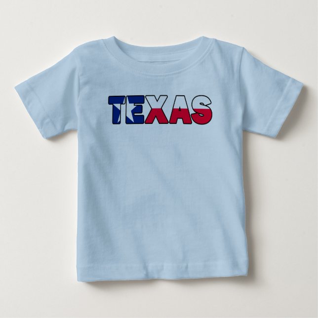 Camiseta Para Bebê Texas (Frente)