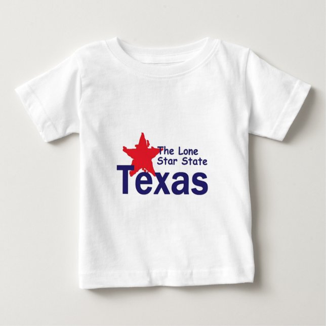 Camiseta Para Bebê Texas (Frente)
