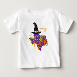 Camiseta Para Bebê Texas Hocus Pocus Halloween