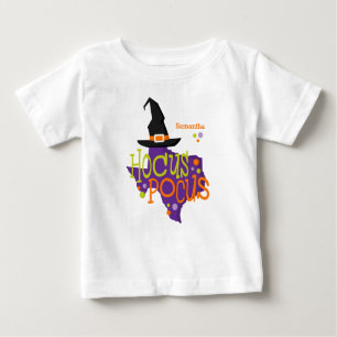 Camiseta Para Bebê Texas Hocus Pocus Halloween