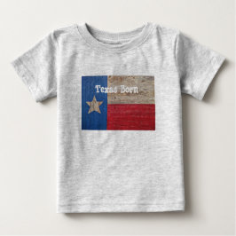Camiseta Para Bebê Texas Nascer Texas Proud Baby T Shirt