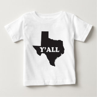 Camiseta Para Bebê Texas Yall