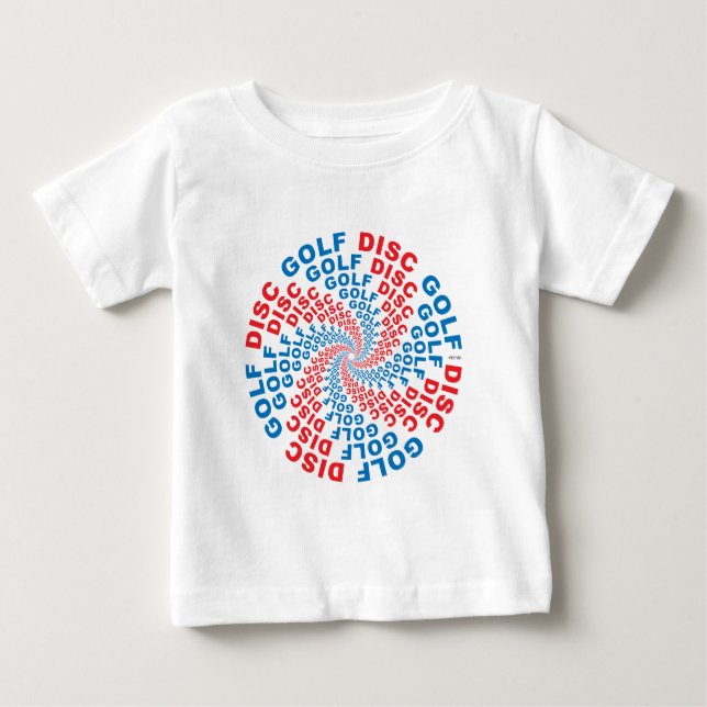 Camiseta Para Bebê Texto concêntrico nº 1 (Frente)