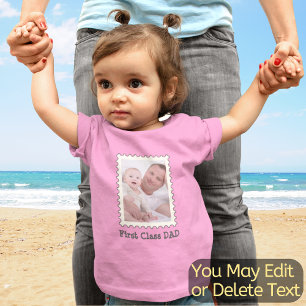 Camiseta Para Bebê Texto de Fotografia Personalizado do Pai do pai Te