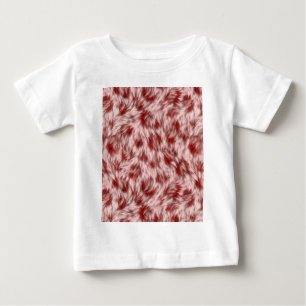 Camiseta Para Bebê Textura de Tecido castanho Design-19797