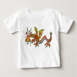 Camiseta Para Bebê Thar Be Dragon